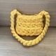 thumbnail image 1 of Bolsos de hombro para mujer 2022, monederos y bolsos de mano de ganchillo, bolsos de mano tejidos de algodón para niñas, bolsos de mano cuadrados bonitos informales de nailon (amarillo) oso de fresa Hogar, 1 of 5