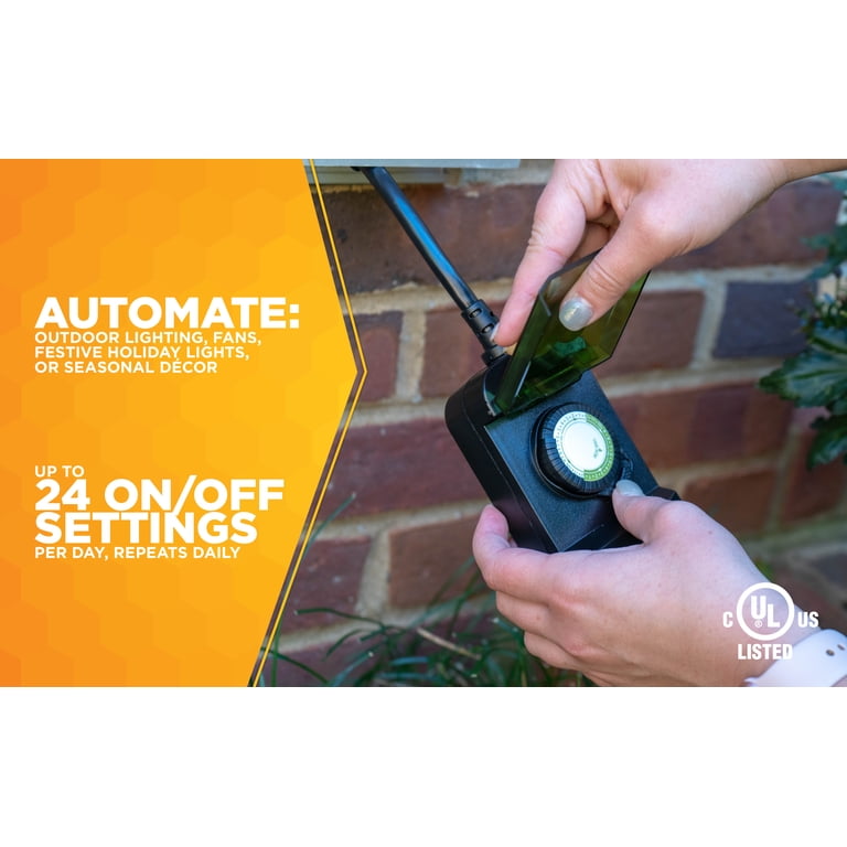 Woods Outdoor Mechanical 24-Hour Light Timer photo 5