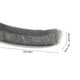 thumbnail image 2 of Sello de cepillo adhesivo para aislamiento de clima 3/8" x 3/8" x 49ft para puerta deslizante, ventana, armario, gris, 2 of 5