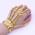 thumbnail image 2 of Unisex Metal Skeleton Bracelet Accessories Gothic Bracelet Halloween Gift, 2 of 4