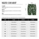 thumbnail image 3 of Balery Green Snakeskin Pantalones cortos de pijama de punto de algodón para hombre con cinturilla y bolsillos-Medium, 3 of 6