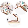 Handmade Colorized Crystal Money Tree for Good Luck Wealth Health
