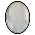 thumbnail image 5 of OVALCREST - London Framed Oval Mirror - Rubbed Black 13 1/8" x 17 1/8", 5 of 7
