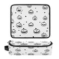 thumbnail image 3 of Hair Tools Travel Bag with Removable Heat Resistant Mat for Straighteners, Curling Iron and Haircare Accessories Minimalist Halloween Pattern, 3 of 8