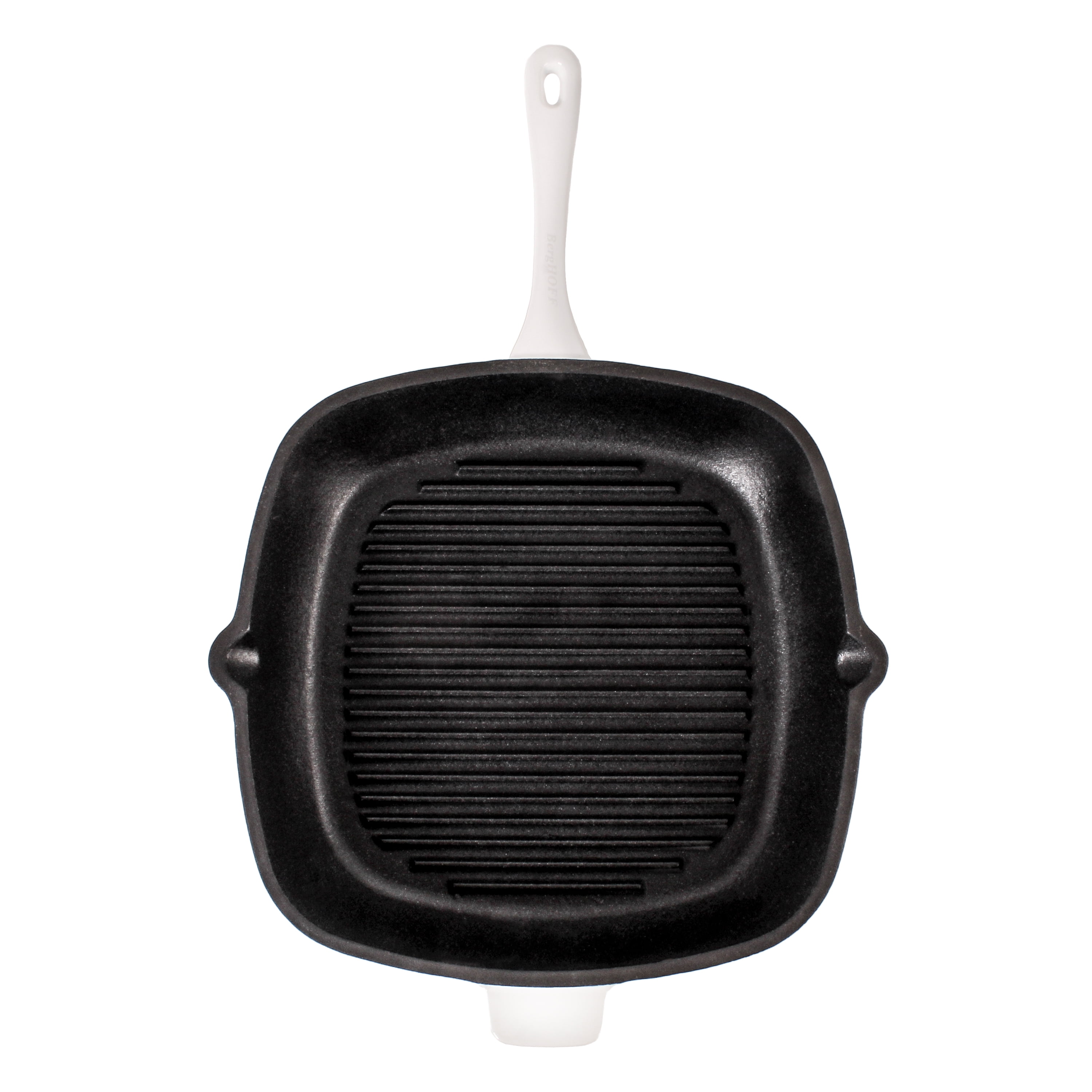BergHOFF Neo Cast Iron Square Grill Pan 11", White