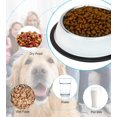 thumbnail image 4 of Podinor Cuencos De Acero Inoxidable Para Perros, Comida Y Agua, Antideslizantes, Apilables, Platos Para Cachorros Para Perros Pequeños, Medianos Y Grandes (Paquete De 2), 4 of 5