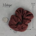 thumbnail image 5 of Motique Accessories Set of 10 Terry Hair Scrunchies Perfect for Adult Female and Girls- Brown, 5 of 5