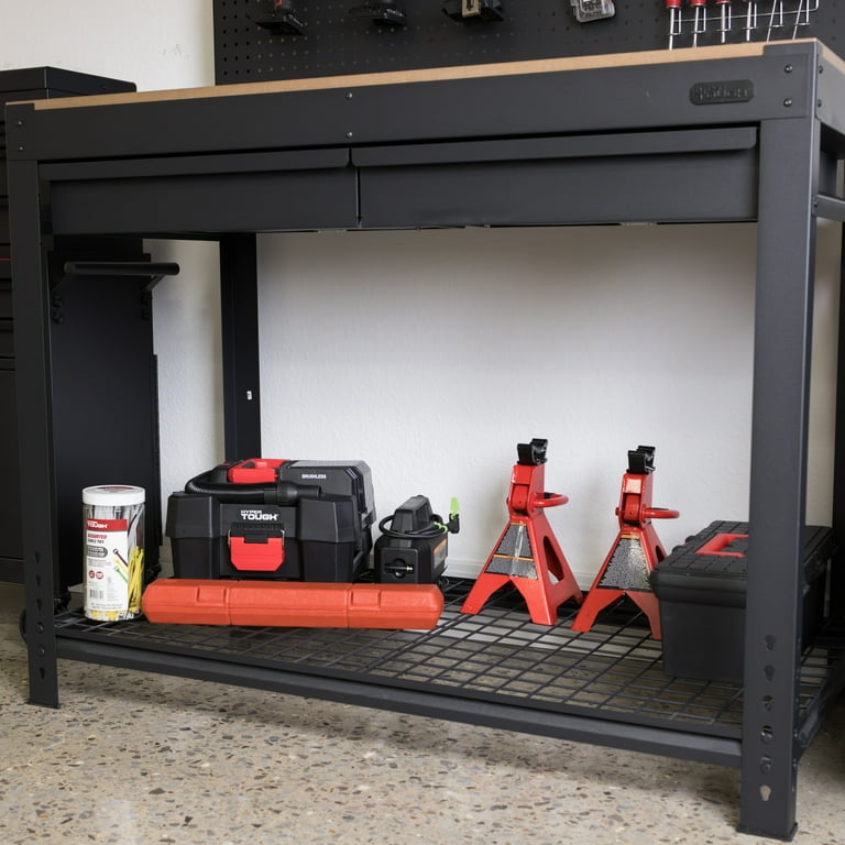 ミシェルデザインワークス　モノトーンセット Hyper Tough 48-inch Steel Workbench with Steel Mesh - Walmart.com