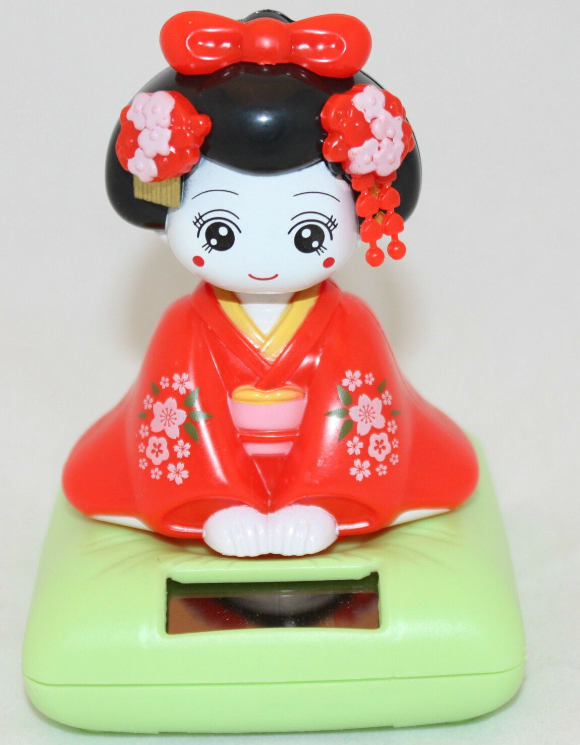 Solar Bobblehead Toy Figure, Maiko- Sitting Geisha Various Color B11714 Solar Bobblehead Toy Figure, Maiko- Sitting Geisha Various Color B11714