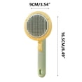 thumbnail image 3 of weibbin Pet Comb For Removing Floating Hair One Click Hair Removal Self-cleaning Comb For Dogs Long And Short Hair Open Knot Comb, 3 of 3