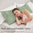 thumbnail image 5 of Sage Green Botanical Body Pillow Cover 20 x 54 Inch Decorative Pillow Cover Vintage Floral Plants Branch Lumbar Pillowcase Seasonal Rectangle Cushion Case for Couch Sofa Bed Living Room, 5 of 9