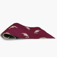 thumbnail image 4 of 4' x 6' Simply Daisy Sea Horses Beach Style Chenille Area Rug, Maroon Red, 4 of 5