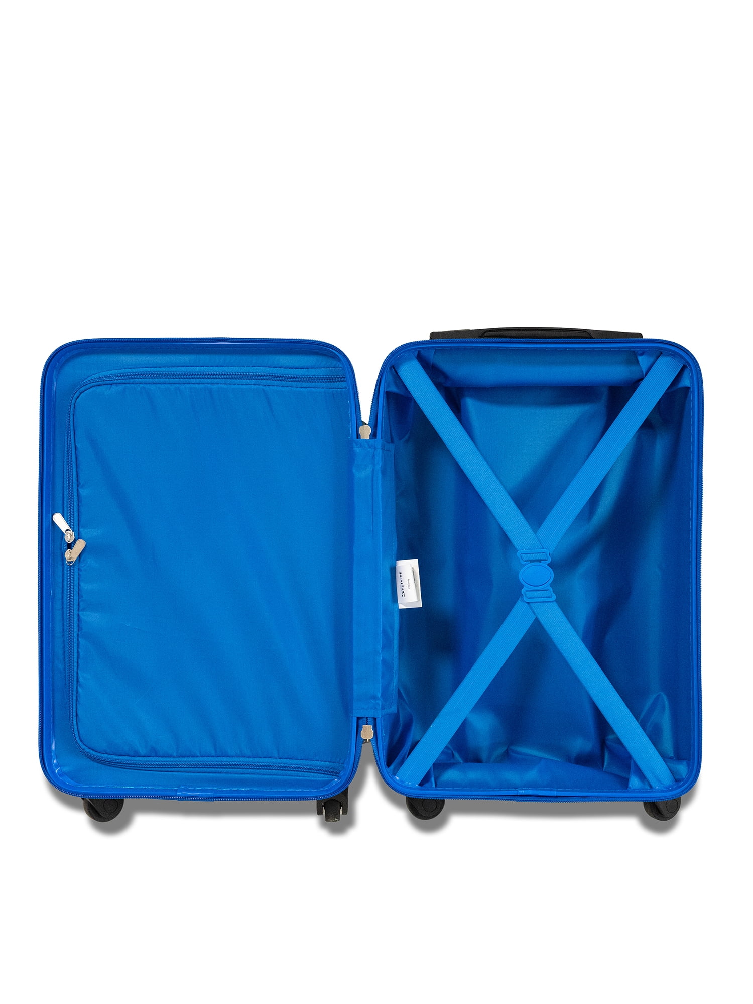 Kid's Disney Lilo and Stitch Character 18" Carry on Hardside ABS Spinner Luggage Suitcase, Blue