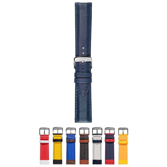 Morellato Rowing Watch Strap - Blue Marine - 24mm - Chrome-plated Stainless Steel Buckle - SPORT Collection