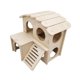 thumbnail image 5 of Casa para hámster, cabaña, hábitat divertido, decoración, juguete de juego, jaula, accesorios, casa para jerbos 17cmx15cmx15.5cm, 5 of 9