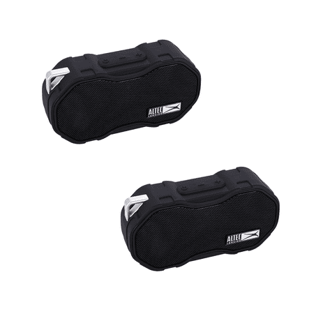Altec Lansing BabyBoom Portable Bluetooth Speakers , Black, IMW2702PK-BLK