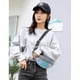 thumbnail image 5 of New Holographic Fanny Pack Hologram Waist Bag Laser Pu Beach Travel Banana Hip Bum Zip Waist Bags Women Belt Bag For Girls, 5 of 5