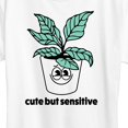 thumbnail image 3 of Instant Message - Cute But Sensitive - Women's Short Sleeve Graphic T-Shirt, 3 of 6