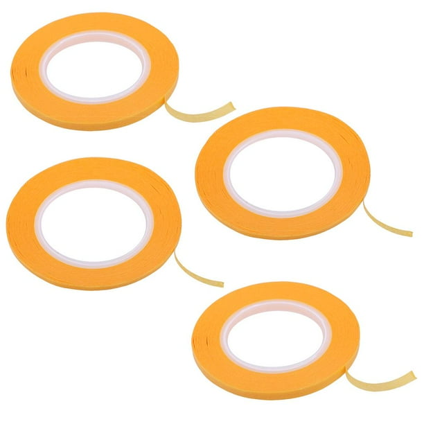 4x modelo de pintura cintas de enmascarar resistencia dis modelo artesanía cinta de enmascarar de precisión para bricolaje (, 3 mm, Hugo Cinta de máscara de pintura