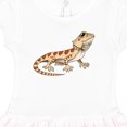thumbnail image 3 of Inktastic Cute Bearded Dragon Girls Toddler Dress, 3 of 4