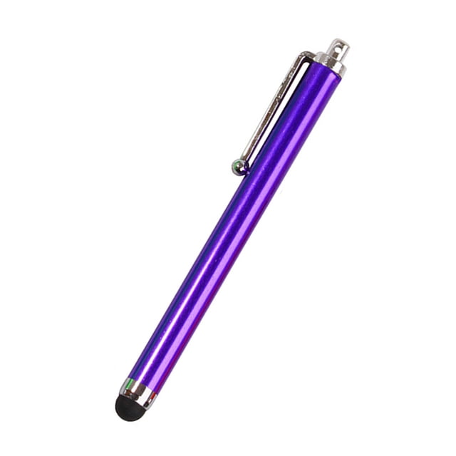 Seitruly Plumas capacitivas Pluma de pantalla táctil resistente al desgaste Lápiz óptico de alta flexibilidad Escritura Velocidad de respuesta Electrónica Violeta