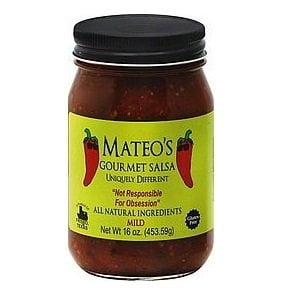 Mateos Gourmet - Mild Gourmet Salsa with Flavorful Kick - 16 Oz, Case of 6