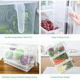thumbnail image 3 of Lettuce Keeper for Fridge(3 Pack)- 4.5L Vegetable Storage Containers for Refrigerator with Drain Tray Keep Fresh for Veggies and Salad, 3 of 5