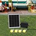 thumbnail image 3 of 6.89*2.95 Freestanding Power Generator Solar Generator with Bulbs for Camping, Residential, 3 of 19