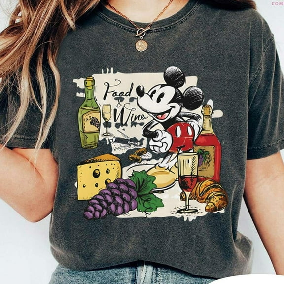 Disney Epcot Food And Wine T-Shirt, Mickey Classic Epcot Food And Wine Festival Shirts, Tee, Disneyland Family Trip Shirt