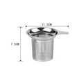 thumbnail image 2 of ZEHUANYU Convenient Tea Filter Stainless Steel Tea Leaker Tea Strainer Durable Tea Infuser Filter for Home Office, 2 of 6