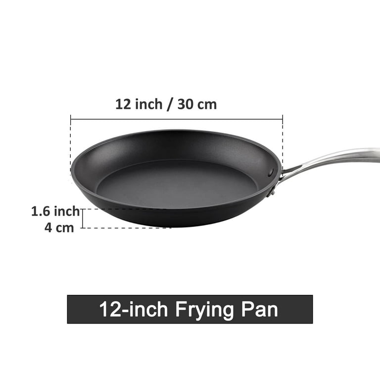 Cooks Standard Frying Omelet Pan, Classic Hard Anodized Nonstick