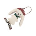 thumbnail image 6 of Unique Bargains 1 Pc Handbag Charm Cute Beaded Chain Handbag Accessories Reddish Brown Beige, 6 of 6