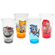 Sonic The Hedgehog 16 Bit 4-Pack Pint Glasses by CLASSIC IMPORTS