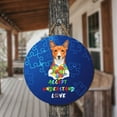 thumbnail image 3 of Autism Awareness Basenji Accept Understand Love Round Wood Sign African Barkless Dog Lover Hanging Wall Home Decor - 12003, 3 of 5
