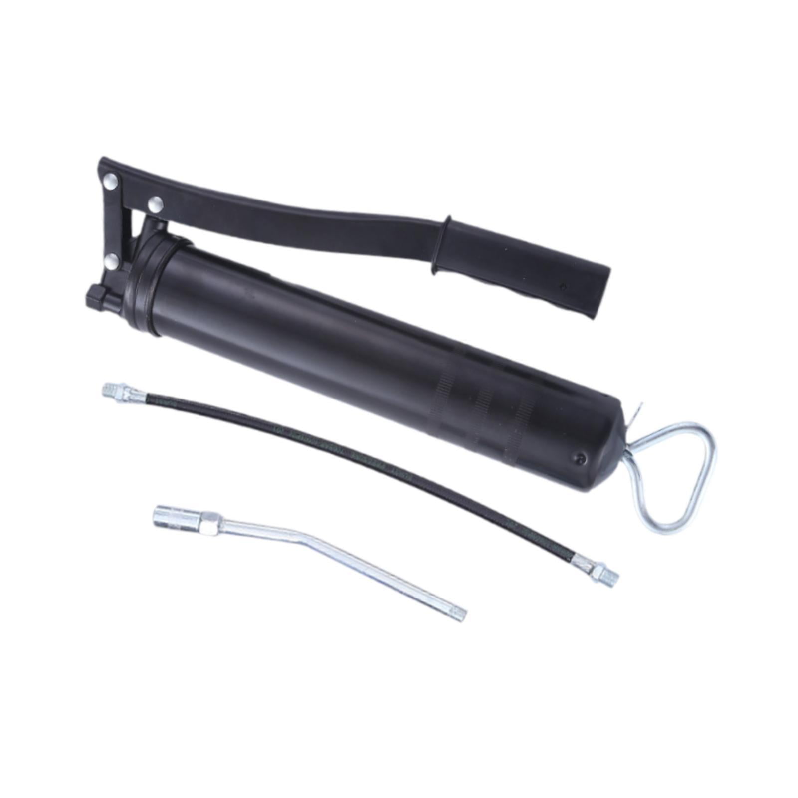 Wzmzjy Hand Held Grease Filler Tool Heavy Duty 15 inch Length Professional Black Grease