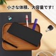thumbnail image 2 of Unique Bargains Triangle Pencil Pouch Portable Stationery Bag Black, 2 of 6