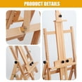 thumbnail image 3 of Happydeer Dual Purpose Painting Stand, Tilts Flat Artist Easel with Drawer, Adjustable Foldable H Frame Easel, Wood Painting Canvas Holder Stand for Sketching and Oil Painting, 3 of 7