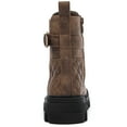 thumbnail image 6 of GLOBALWIN Women's Ankle Boots Camel Combat Boots For Women 7M, 6 of 8