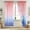 Blue BU 1 Pack, variant on Ombre Sheer Curtains Two Tone Window Drapes Light Filtering Rod Through 52x84 Inches Breathable Single Sheer Curtain Panel for Bedroom Purple