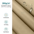 thumbnail image 3 of MCombo Patio Awning 13x8 Feet Fabric Replacement Sunshade Canopy for Retractable Awnings(Beige), 3 of 7
