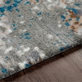 thumbnail image 6 of Surya Portofino PTF-2301 94x120" Rectangle Modern Fabric Rug in Charcoal/Navy, 6 of 7