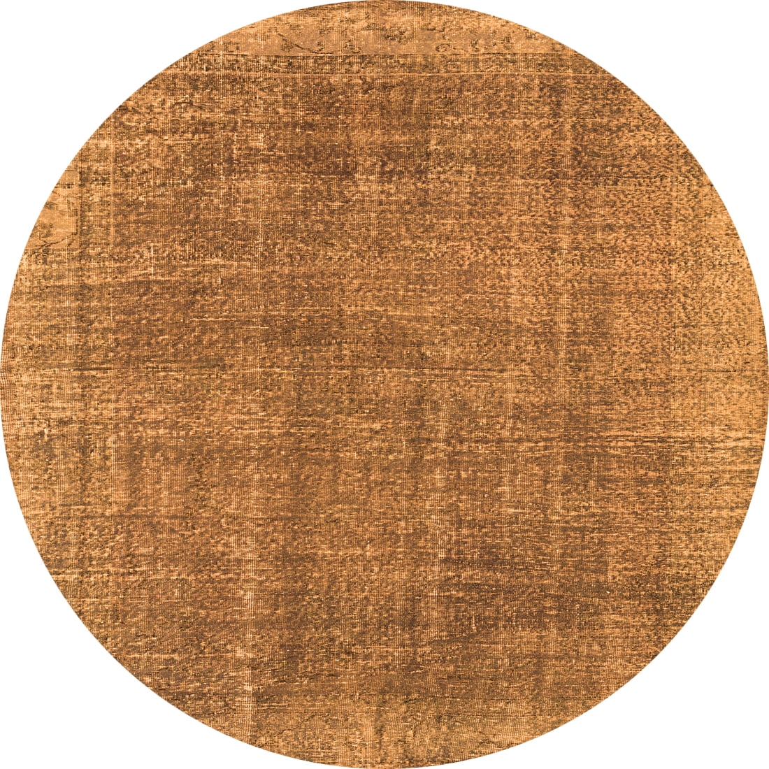 Round Orange Rug Ahgly Company Indoor Round Persian Orange Traditional Area Rugs, 8 ...