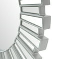 thumbnail image 6 of SHYFOY 24" Silver Sunburst Mirror, Round Wall Mirror for Home Decor, 6 of 11