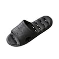thumbnail image 2 of QNANSPI Men's Bathroom Slides with Traction, Shower Slippers Fast Dry for Men, Men's Casual EVA Bath Slides for Home and Bathroom with Holes Fast-Drying Summer Footwear, 2 of 6
