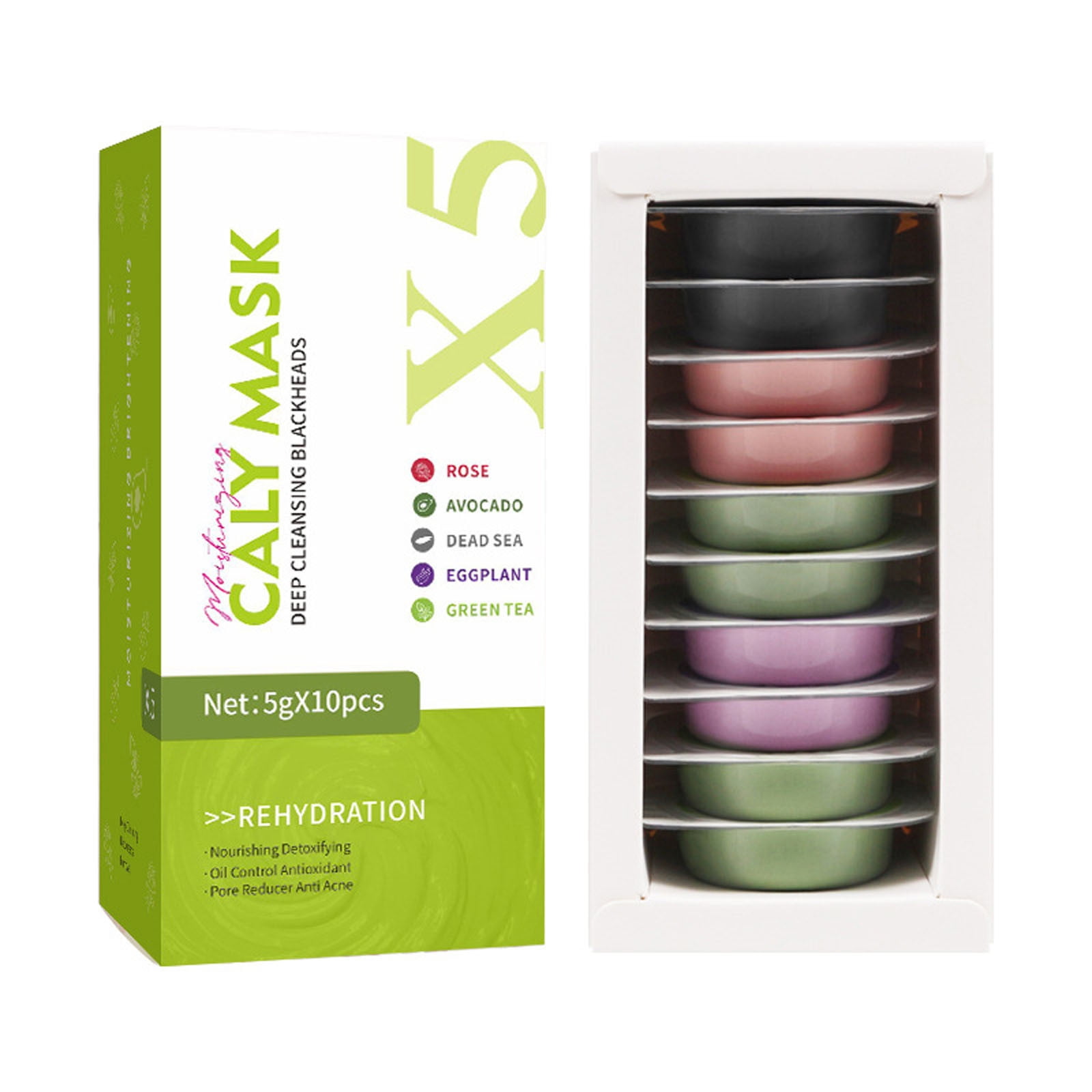 Daveitl Small Pudding Facial Mask Is Sprayed With Facial Mask Moisturizing And Hydrating Jelly