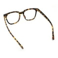 thumbnail image 6 of Nerdy Large Horn Rim Rectangular Blue Light Filtering Computer Eyeglasses Tortoise, 6 of 8