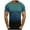 Light Blue, variant on Viikei Mens T-Shirts Mens graphic T-Shirtss under $10 Mens Slim T-Shirt Contrast Color Tee Gradient Short-Sleeve Summer Tops Crewneck Casual Shirts Workout Tshirts