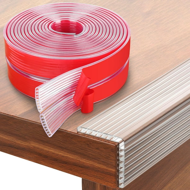 Protector de Esquinas para Muebles HOMREALM Transparente 5 m de Largo y 7 cm de Ancho