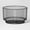 Black, variant on 18" x 11" Metal Wire Basket with Finish - Modern Iron Storage, Round Shape
