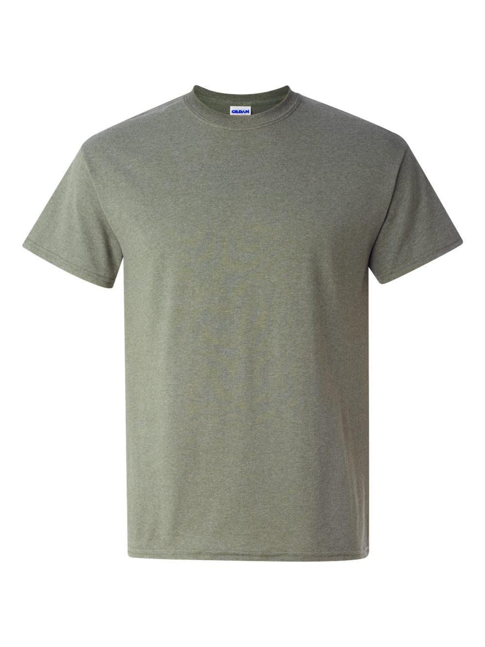 MILITARY GREEN COTTON スウェット Gildan - Heavy Cotton T-Shirt - 5000 - Heather Military